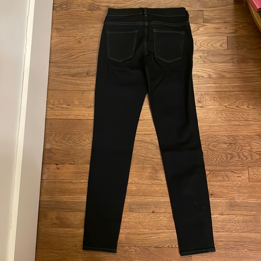 Dark Indigo Frame Skinny Jeans—Le Skinny De Jeanne